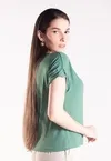 Blusa Dwz Malha Manga Dobrada