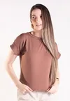 Blusa Dwz Malha Manga Dobrada