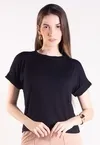 Blusa Dwz Malha Manga Dobrada