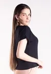 Blusa Dwz Malha Manga Dobrada