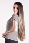 Blusa Dwz Malha Listrada Manga Dobrada