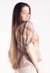 Blusa Dwz Manga 3/4 Estampada