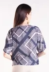 Blusa Dwz Manga 3/4 Estampada