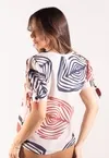 Blusa Dwz Manga Curta Amarracao