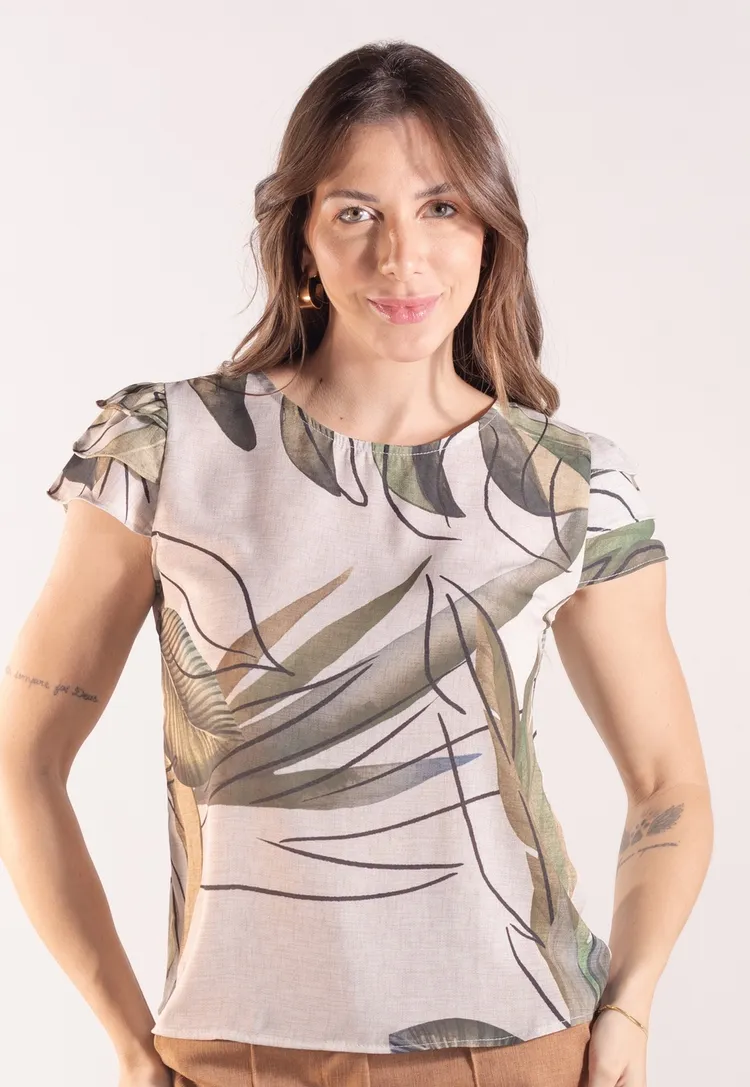 Blusa Dwz Estampada