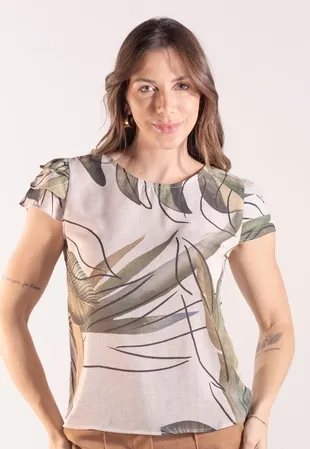 Blusa Dwz Estampada