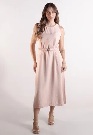 Vestido Dwz Mid com Cinto