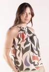 Regata Dwz Plissada Estampada