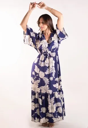 Vestido Dwz Longo Estampado