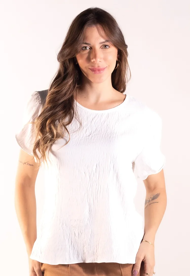 Blusa Dwz Manga Dupla