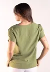 Blusa Dwz Manga Dupla