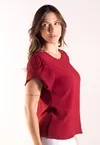 Blusa Dwz Manga Dupla