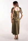 Vestido Dwz Mid Cetim