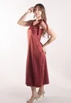 Vestido Dwz Mid Cetim