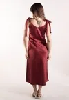 Vestido Dwz Mid Cetim