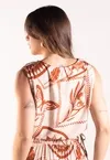 Cropped Dwz Estampado com Amarracao