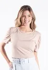 Blusa Dwz Malha Lisa Manga Curta