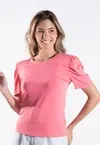 Blusa Dwz Malha Lisa Manga Curta