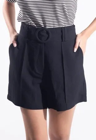 Short Dwz Liso com Cinto