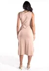 Vestido Dwz Liso sem Manga com Bolso
