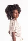 Blusa Dwz Estampada Manga Curta Dois Botoes