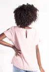 Blusa Dwz Manga Curta com Botoes