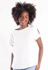 Blusa Dwz Manga Curta com Botoes