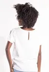 Blusa Dwz Manga Curta com Botoes
