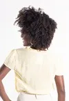 Blusa Dwz Manga Transpassada Babado
