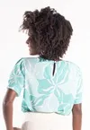 Blusa Dwz com Pregas na Manga