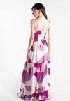 Vestido Dwz Longo Estampado com Bojo