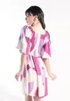 Vestido Dwz Estampado com Bojo e Lastex