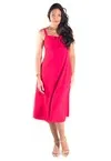Vestido Dwz Mid com Lastex