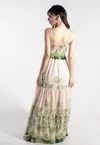 Vestido Dwz Longo Estampado com Bojo