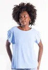 Blusa Dwz Manga Tulipa Lisa