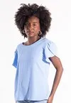 Blusa Dwz Manga Tulipa Lisa