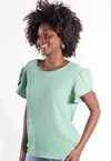 Blusa Dwz Manga Tulipa Lisa