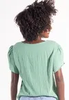 Blusa Dwz Manga Tulipa Lisa