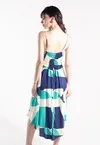 Vestido Dwz com Alcas Estampado Mid