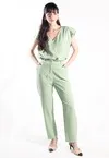 Conjunto Dwz Liso Blusa Manga Babado com Alca