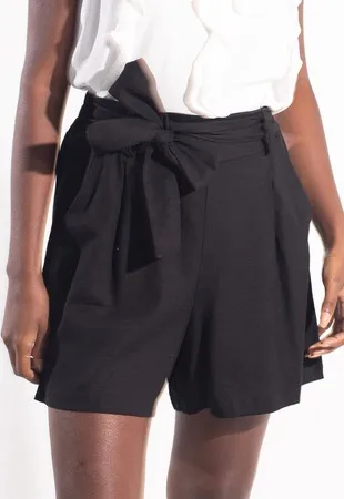Short Dwz Linho com Amarracao