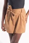 Short Dwz Linho com Amarracao