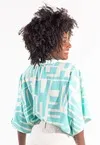 Blusa Dwz Amarracao Frontal com Botoes