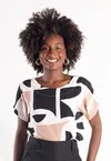 Blusa Dwz Manga Curta Redonda