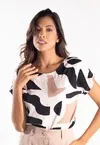 Blusa Dwz Manga Curta Redonda