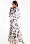 Vestido Dwz Longo Estampado