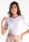 Blusa Dwz Laise com Manga Princesa