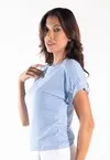 Blusa Dwz Malha com Manga Dobrada