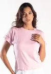 Blusa Dwz Malha com Manga Dobrada
