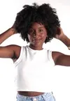 Cropped Dwz Malha Canelada